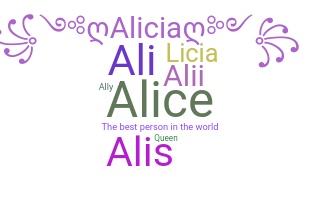 Нік - Alicia