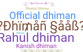 Нік - Dhiman