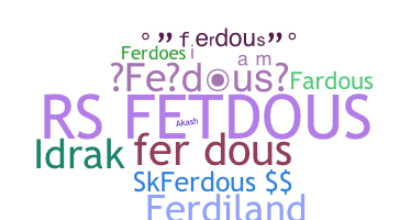 Нік - Ferdous