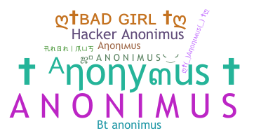 Нік - Anonimus