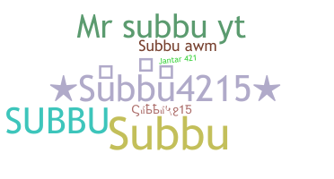 Нік - Subbu4215