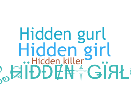 Нік - hiddengirl