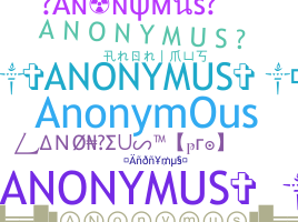 Нік - Anonymus