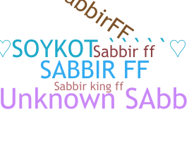 Нік - SabbirFf
