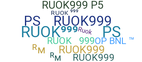 Нік - RUOK999
