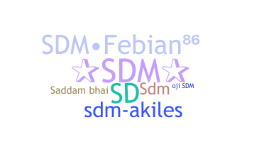 Нік - SDM