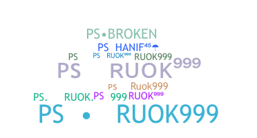 Нік - PSRUOK999