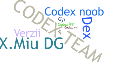 Нік - Codex