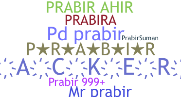 Нік - Prabir