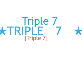 Нік - Triple7