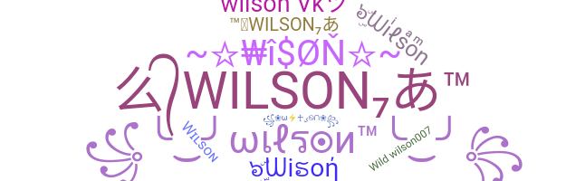 Нік - Wilson