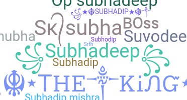 Нік - Subhadeep