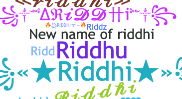 Нік - riddhi
