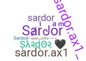 Нік - Sardor