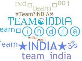 Нік - TeamIndia