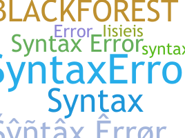 Нік - Syntaxerror